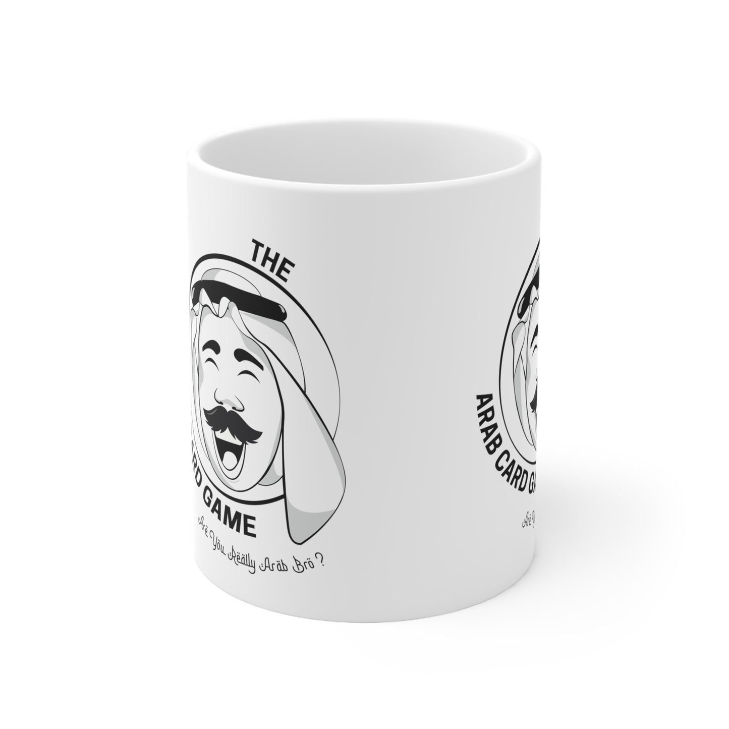 The Arab Card Game Ceramic Mug 11oz