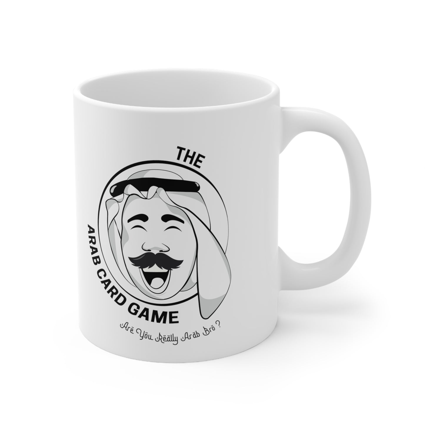 The Arab Card Game Ceramic Mug 11oz